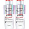 L'Oreal Paris L'Oréal Paris Elvive Bond Repair Shampoo Per Capelli Danneggiati Formula Detergente e Rinforzante Senza Solfati e con 5% di Acido Citrico - 2 Flaconi da 200ml