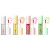 MKNZOME Olio Labbra Idratante, MKNZOME 4 Colore Lip Oil Lucidalabbra Trasparente Lip Gloss Labbra Lunga Durata Make Up Regali per Labbra Riparazione e Trucchi Labbra