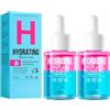 Hinapan 2 Flaconi Siero Viso Concentrato 30ml, Acido ialuronico Rosa Siero, Doppia Idratante e Nutriente per un Effetto Tensore, Per una Cute Rassodata, Confortevole e dall'Aspetto Ringiovanito
