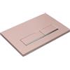 Parama Placca di scarico doppio tasto in ABS rosa gold opaco e cromato