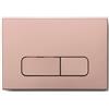 Parama Placca di scarico doppio tasto in ABS rosa gold opaco