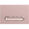 Parama Placca di scarico doppio tasto in ABS rosa gold e cromato