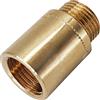 SKIR'CO (4 pz) Prolunga Filettatura 1/2, Filettatura Maschio e Prolunga Filettatura Femmina 30 mm, Raccordo Tubo Ottone, Filettatura BSP