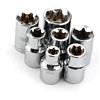 Bebykilemi Set di chiavi a bussola Torx da 96,5 cm, con 7 pezzi, per E8, E10, E11, E12, E14, E16, E18, E20