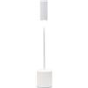 Zafferano Carolina Pro LED lampada da tavolo Bianco lucido