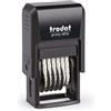Trodat Printy Numeratore 4836, Autoinchiostrante, 6 Cifre, Altezza Caratteri 3,8 mm, Cartuccia di Serie Nera