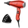 Valera, Swiss Silent Jet 8500, Asciugacapelli Professionale, Phon Silenzioso, con Potente Motore, 3 Livelli di Temperatura, Ionizzatore, Cavo Flessibile Anti-Attorcigliamento, 2000 W, Rosso