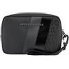 Armani Exchange Dylan, Essential, Metal Logo, Wrist Band, Beauty Case Uomo, Nero/Canna di Fucile