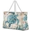 Senya Borsa a tracolla grande da spiaggia in tela resistente all'acqua, ideale per palestra, viaggi e uso quotidiano, One Size, Casual