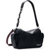 Desigual borsa a tracolla Mirenis Habana Hand Bag Black nero