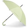 Muitomas Ombrello Automatico con Manico Curvo, Ombrello Antivento Resistente, Struttura con Stecche in Fibra di Vetro, Impugnatura Ergonomica Soft Touch, Elegante per Uso Quotidiano, Verde Salvia