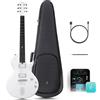 Enya Chitarra Elettrica Enya Nova Go Sonic Bianco 10W Professionale Nuovo