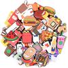 Decwenme Lotto di ciondoli per scarpe da fast food, accessori decorativi per scarpe da uomo e donna, accessori decorativi per bambini, ragazzi, ragazze, adulti, bomboniere, 50 pezzi, PVC, PVC.