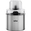 Braun Accessorio Macina Caffè Macina Spezie per Minipimer MultiQuick MQ7X, MQ7WH, MQ9 con Sistema Easy Click Plus, MQS270SI, Argento