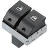 HXVGEGKPYK Interruttore Alzacristalli per Polo 9N 2002-2009 4 Pin Anteriore Sinistro Lato Guida Interruttore Controllo Alzacristallo Elettrico N. 6Q0959 Commutatore Finestrino