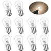 Sidaqi 10PCS 382 P21W BA15S 1156 lampadina 12V 21W luce freno originale fanale posteriore lampadina fendinebbia-bianco caldo