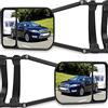 TOTMOX 2 pz Regolabile Rimorchio Auto Caravan Traino Estensione Retrovisore Doppio Specchio Clip-on Rimorchio Specchio di Traino Per Camper