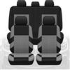 AOCRXL Set Completo di Coprisedili in Poliestere per Chery Dr 4.0 Dr 5.0 Dr 6.0, Copri Sedili Auto, Set Anteriori e Posteriori, Poliestere, Auto Accessori,5 Seats-Grey