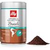 illy, Caffè Macinato per Espresso Arabica Selection Brasile Cerrado Mineiro, 100% Arabica con Note di Caramello e Frutta Secca, Gusto Intenso, Confezione da 250g