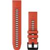 Garmin Cinturino QuickFit 22 mm, Flame red/graphite