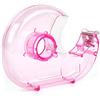 Generic Trasparente Desktop Tape Cutter Uso a mano Pratico Dispenser di Adesivo in Plastica Portatile Leggero per Ufficio Casa FAI DA TE Artigianato