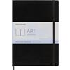 Moleskine Art Watercolour Sketchbook With Blank Pages, Paper For Watercolors, WaterColourPencils, Watercolors, Hard Cover and Elastic Closure, Black, A4, 21 x 29.7 cm, 60 Pages