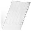 Durable 1701498400 Flexiboxx Pannello di Chiusura Frontale per Espositore, A4, Verticale, Permette la Divisione dell'Espositore da 6 o 12 Compartimenti, Confezione da 1 Pezzo, Trasparente