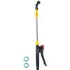 Milageto Spruzzatore Retrattile Asta per irrigazione Bacchetta Universale 45-80 cm Tubo telescopico Lungo Regolabile Spruzzatore Asta di prolunga Ugello e, Singolo ugello Curvo