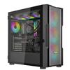 Noua Smash SK200 Case Gaming PC High Airflow | Frontale Mesh ATX/E-ATX | 4 Ventole ARGB PWM Preinstallate | AIO 360mm | GPU 400mm | Vetro Temperato Laterale