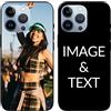 Naispanda Cover Personalizzata per Apple iPhone 17, 16, 15, 14, 13, 12, 11, Pro, Max, XR, XS, X,8, 7, 6 Personalizzato con Foto Testi Disegni, Custodia personalizzata in tpu