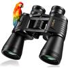 LUXUN Binocolo 10x50 per adulti, binocolo compatto HD con visione notturna a bassa luminosità, potente binocolo impermeabile per caccia, bird watching e concerti