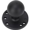 CHICIRIS Base Montaggio Sfera 1,5 Pollici, Compatibile Supporti Universali Bracci Doppia Presa, Piastra Rotonda Lega Alluminio for Barche Kayak Navi Imbarcazioni Sport Acqua