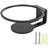 LUMBO KIKYO Homepod Mini Supporto da Parete, Robusto Supporto da Parete per Altoparlante per Homepod Mini, Supporto per Homepod Salvaspazio Stabile con Facile Installazione per Cucina Bagno(Nero)