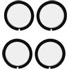 Augnongly 4X Protezioni per Obiettivo Kit di Copertura Protettiva Adesiva per Corpo Macchina Copriobiettivo con Adesivo per Insta 360 One X2