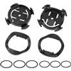 AugustknowU Supporto per computer da bici per Garmin Edge 130 200 500 510 520 530 800 1000 confezione da 2