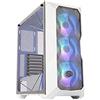 Cooler Master MasterBox TD500 Mesh White - Case PC ARGB in Bianco con Rete Mesh Poligonale, 3 x 120mm Ventole Preinstallate, Panello Laterale Vetro, Configurazioni Flessibili Air Flow -Colore Bianco