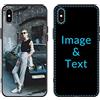 Naispanda Cover Personalizzata per Apple iPhone 17, 16, 15, 14, 13, 12, 11, Pro, Max, XR, XS, X,8, 7, 6 Personalizzato con Foto Testi Disegni, Custodia personalizzata in tpu