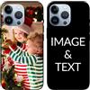 Naispanda Cover Personalizzata per Apple iPhone 17, 16, 15, 14, 13, 12, 11, Pro, Max, XR, XS, X,8, 7, 6 Personalizzato con Foto Testi Disegni, Custodia personalizzata in tpu