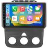 Dpofirs Aggiornamento Radio 1500 da 9 Pollici, Autoradio Doppio Din Touchscreen, Radio Doppio Din Stereo per Auto Dal 2013 Al 2018 1500 2500 3500 2 GB 32 GB per Android Auto per