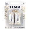 Tesla C Battery Gold+ Alkaline - Plus Extra Energy blister LR14/1,5 V, confezione da 2