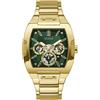 GUESS Orologio con dettagli in vetro da 43 x 51 mm