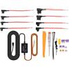 Qiilu Dash Cam Hardwire Kit, 12V-28V a 5V Cavo di Alimentazione per Caricatore per Fotocamera Cruscotto per Auto, Adattatore USB Protezione Surriscaldamento per Mirror Cam (TIPO C)