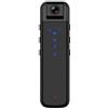 DAZZLEEX Fotocamera per il corpo, obiettivo girevole a 180°, video chiaro 1080p per videocamera con audio per camminare, consegna, prova quotidiana