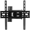 Link LKBR01 Staffa a Muro Per TV 32-55" Tre Snodi Orientabile - Supporto Universale VESA da 75x75 a 200x200 Con Estensione Fino A 427 mm - Portata 35 kg - Rotazione Snodo Dinamica - Montaggio Stabile