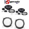 Superauto hi-fi Audison APK 165 kit casse auto a due vie 165mm, potenza RMS 100W a 4 Ohm set adattatori altoparlanti per LANCIA Delta Predisposizione Anteriore o Posteriore
