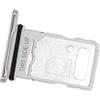 Generico Porta Scheda SIM per Motorola Edge 20 Pro (XT2153-1), Slot Dual-Nano-SIM, Sostituzione Originale, Bianco