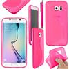 ebestStar - Cover Compatibile con Samsung S6 Galaxy SM-G920F, G920 Custodia Protezione S-Line Design Silicone Gel TPU Morbida e Sottile + Penna, Rosa [Apparecchio: 143.4 x 70.5 x 6.8mm, 5.1'']