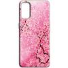Mixroom - Cover Custodia Back case In TPU Silicone Morbida Per Realme 8 5G / Narzo 30 5G Fantasia Fiore di ciliegio N1022