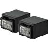 vhbw 2x batteria sostituisce Canon BP-745, BP-727 per videocamera camcorder (4450mAh, 3,6V, Li-Ion) con infochip