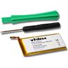 vhbw batteria compatibile con Apple iPod Nano 5a generazione, 5G, 5th MP3 music player lettore musicale (400mAh, 3,7V, Li-Poly)